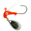 Road Runner Barbed Weedless Heads 1/16 Number 2 Hk Fluorescent Red 2Pk, W152-009
