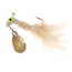 Road Runner Marabou Jig w/Spinner, 1/32 oz, White/White Strip, 2/Pack, B2-1001-001