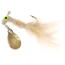 Road Runner Marabou Jig w/Spinner, White/White Strip, 1/4oz, Strip Card, 1004-001