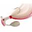 Road Runner Striper Bucktail Jig w/Spinner, White/Red/White, 1/2oz, Strip Card, 1006-025