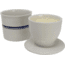 Roots &amp; Harvest Butter Keeper Crock, White, Small, 1238