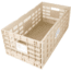 Roots &amp; Harvest Collapsible Egg Crate, Tan, 25 x 13 x 10-1/4in, 1707