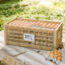 Roots &amp; Harvest Collapsible Egg Crate, Tan, 25 x 13 x 10-1/4in, 1707