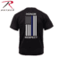 Rothco Honor and Respect 2-Sided Thin Blue Line Flag T-Shirt - Men's, Medium, 1844-M