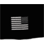 Rothco 2-Sided Security T-Shirt w/US Flag On Sleeve - Mens, Black, Small, 11040-S