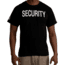 Rothco 2-Sided Security T-Shirt w/US Flag On Sleeve - Mens, Black, Small, 11040-S