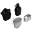 Rothco 4 Piece Canteen Kit w/Cover &amp; Aluminum Cup &amp; Stove / Stand, Black, 1144-Black