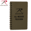 Rothco All Weather Waterproof Notebook, Coyote Brown, 3x5, 4078-CoyoteBrown-3x5