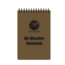Rothco All Weather Waterproof Notebook, Coyote Brown, 4x6, 44800-CoyoteBrown-4x6
