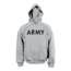 Rothco Army PT Pullover Hooded Sweatshirt, Grey, 2XL, 9190-Grey-2XL