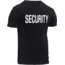 Rothco Athletic Fit Security T-Shirt, Mens, Black, Extra Large, 1194-947