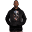 Rothco Bearded Skull Concealed Carry Hoodie - Mens, Black, Small, 52080-S