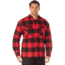 Rothco Buffalo Plaid Quilted Lined Jacket - Mens, Red, Small, 10146-S