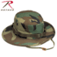 Rothco 100% Cotton Rip-Stop Boonie Hat, Woodland Camo, 7 3/4, 5817-WoodlandCamo-734