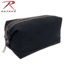 Rothco Canvas &amp; Leather Travel Kit, Black, 9688-Black
