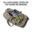Rothco Canvas Shoulder Duffle Bags, 15in, Navy Blue, 22153-NavyBlue-15Inches