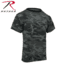 Rothco Colored Camo T-Shirts, M, Black Camo, 1864-BlackCamo-M