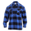 Rothco Concealed Carry Flannel Shirt, Blue, Small, 3866-Blue-S
