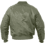 Rothco Concealed Carry MA-1 Flight Jacket, Sage Green, Small, 77450-SageGreen-S