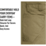 Rothco Concealed Carry Quilted Woobie Jacket - Mens, Coyote Brown, Small, 20440-CoyoteBrown-S