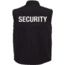 Rothco Concealed Carry Soft Shell Security Vest - Mens, Black, Small, 1961-S