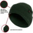 Rothco Deluxe Fine Knit Watch Cap, One Size, Hunter Green, 57834-HunterGreen-OneSize
