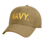 Rothco Deluxe Navy Low Profile Cap, Coyote Brown, 3813-CoyoteBrown