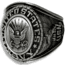 Rothco Deluxe Silver Insignia Ring, Silver, 11, 843-814