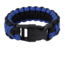 Rothco Deluxe Thin Blue Line Paracord Bracelet, Black/Royal Blue, 7, 973-BlackRoyalBlue-7Inches