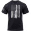 Rothco Distressed US Flag Athletic Fit T-Shirt, Black, M, 2901-Black-M