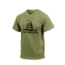 Rothco Don't Tread On Me Vintage T-Shirt, Olive Drab, XL, 67707-OliveDrab-XL