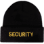 Rothco Embroidered Security Watch Cap, Black/Gold, One Size, 54420