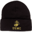 Rothco Embroidered USMC Watch Cap, Gold Eagle, Globe, &amp; Anchor Insignia, One Size, 53270