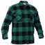 Rothco Extra Heavyweight Buffalo Plaid Flannel Shirt - Mens, Green Plaid, 5XL, 3742-GreenPlaid-5XL