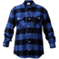 Rothco Extra Heavyweight Buffalo Plaid Flannel Shirts, Blue Plaid, Small, 4739-BluePlaid-S