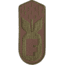Rothco F-Bomb Patch w/Hook Back, Coyote Brown, 1868