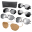 Rothco G.I. Type Aviator Sunglasses, Gold / Smoke, 55, 10604-GoldSmoke-52MM
