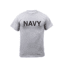 Rothco Grey Physical Training T-Shirt, Small, 60010-Navy-S