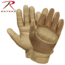 Rothco Hard Knuckle Cut and Fire Resistant Gloves, Coyote Brown, Small, 2807-CoyoteBrown-S