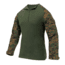 Rothco 1/4 Zip Tactical Airsoft Combat Shirt - Men's, Woodland Digital Camo, Small, 10224-WoodlandDigitalCamo-S