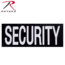 Rothco Security Hook Back Patch, Large, Black, 2858-L
