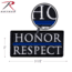 Rothco Honor &amp; Respect Morale Patch, Nylon/Cotton/Rayon, 3.5 x 2, 1863