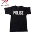 Rothco Imperfect 2-Sided T-Shirt w/ Police Print - Mens, Black, Medium, R6612-M