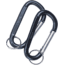 Rothco Jumbo 80mm Carabiner With Key Ring, Stainless, 260-064