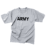 Rothco Kids Army Physical Training T-Shirt, Grey, Extra Small, 66080-Grey-XS