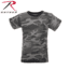Rothco Kids Camo T-Shirts, Extra Small, Black Camo, 2174-BlackCamo-XS
