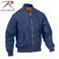 Rothco Lightweight MA-1 Flight Jacket, Navy Blue, XL, 6330-NavyBlue-XL