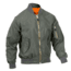 Rothco Lightweight MA-1 Flight Jacket, Sage Green, XL, 6325-SageGreen-XL