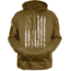 Rothco U.S. Flag Concealed Carry Hoodie - Men's, Coyote Brown, Extra Large, 8081-CoyoteBrown-XL