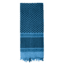 Rothco Lightweight Shemagh Tactical Desert Scarves, Blue/Black, 4537-BlueBlack